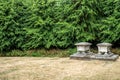 Two Raised Syone Tombs In A Church Graveyard Or Cemetery Royalty Free Stock Photo