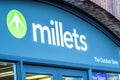 Millets High Street Outdoor Clothing Store Shop Front