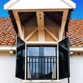 Dormer on the roof of a house in Holland Royalty Free Stock Photo