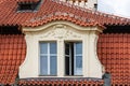 Dormer window on the roof Royalty Free Stock Photo