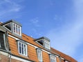 Dormers on building Royalty Free Stock Photo