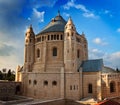 Dormition Abbey on the blue sky background