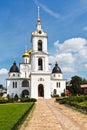 Dormition Cathedral of Dmitrov Kremlin, Russia Royalty Free Stock Photo