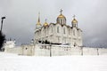 Dormition Cathedral in Vladimir, constructed between 1158 - 1160 Royalty Free Stock Photo
