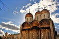 Dormition church of Moscow Kremlin. Popular landmark. UNESCO World Heritage Site. Royalty Free Stock Photo