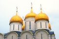Dormition church. Moscow Kremlin. UNESCO World Heritage Site. Royalty Free Stock Photo