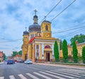 Dormition of Holy Theotokos Cathedral, on July 16 in Chernivtsi, Ukraine