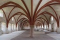 Dormitorium in the eberbach monastery near eltville germany