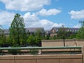 SMU Dorms Seen From Central Expressway Service Road