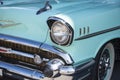 Dornbirn, Austria, 12 June 2012: Front detail of a Chevrolet vintage car Royalty Free Stock Photo