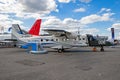 Dornier Do228NG aircraft from RUAG Aerospace at the Paris Air Show. France - June 21, 2019