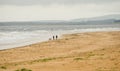 Dornoch beach in Autumn. Royalty Free Stock Photo