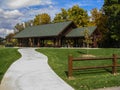 Dorothy Carnes Park Pavillion Royalty Free Stock Photo