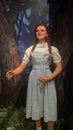 Dorothy Gale from Wizard of Oz statue at Louis Tussauds Waxworks at Clifton Hill at Niagara Falls in Ontario, Canada Royalty Free Stock Photo