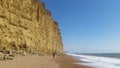 Dorset cliffs , view in sunny day.