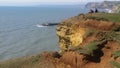 Dorset cliffs , view in sunny day.