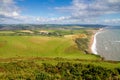 Dorset countryside and coastline Royalty Free Stock Photo