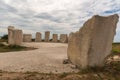 Portland memory stones, Isle of Portland, Dorset