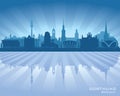 Dortmund Germany city skyline vector silhouette