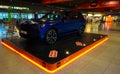 Dortmund, Germany - December 28, 2021: Sixt car rental employee waits for customers at Dortmund Airport