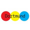 DORTMUND stamp on white background