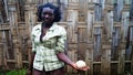 Dorze tribe girls with dough - Chencha , Ethiopia