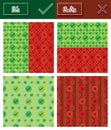 Dos and donts seamless pattern set Royalty Free Stock Photo