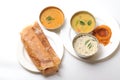 Dosa sambar Royalty Free Stock Photo