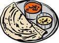 Dosa Vector illustration for designs