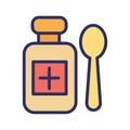 Dosage Isolated Vector icon which can easily modify or edit