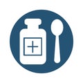 Dosage Isolated Vector icon which can easily modify or edit