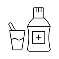 Dosage Isolated Vector icon which can easily modify or edit