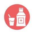 Dosage Isolated Vector icon which can easily modify or edit