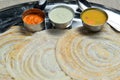 Dosai or Dosa Royalty Free Stock Photo