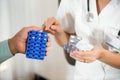 Daily dose pills Royalty Free Stock Photo