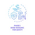 Dose-ranging for safety concept icon
