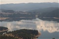 Dospat reservoir lake, Bulgaria landscape Rhodope mountains