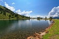 Doss dei Gembri lake in Pejo Valley Royalty Free Stock Photo