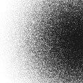 Dot diffuse effect. Grain texture gradient background Royalty Free Stock Photo