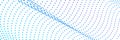 Dot halftone blue gradient background. Dotted pattern modern technology for web Royalty Free Stock Photo