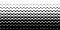 Dot halftone pattern seamless background. Triangle polka dot pattern vector template. Abstract futuristic dotted mesh Royalty Free Stock Photo