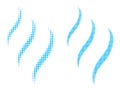 Dot Halftone Vapour Smell Icon Royalty Free Stock Photo