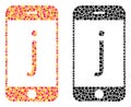 Dot J Phone Mosaic Icons