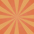 Dot in Line Burst Background Abstract Orange colorful Vector Illustration
