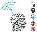 Dot Mosaic Radio Neural Interface