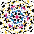 Dot multy colouring abstract wallpaper