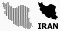 Dot Pattern Map of Iran