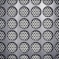 Dot pattern metal background Royalty Free Stock Photo