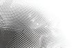 Dot perforation texture. Dots halftone seamless pattern