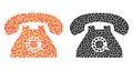Dot Pulse Phone Mosaic Icons